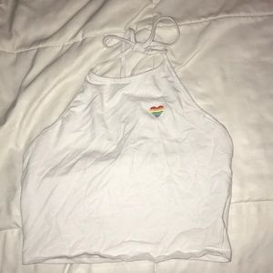 halter crop top